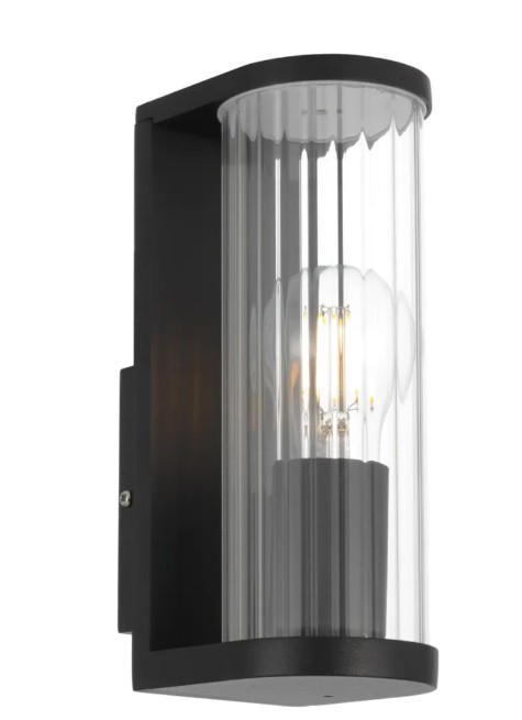 THIRLO EXTERIOR BLACK WALL LIGHT